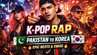 K-POP RAP 🔥 | Pakistan to Korea 🇵🇰🇰🇷 | Epic Beats & Swag | Waqar
