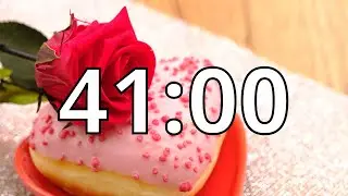 41 Minutes Timer with Music | Valentine's Day Timer