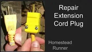 Repair Extension Cord Plug