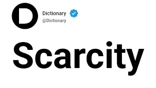 Scarcity Meaning In English