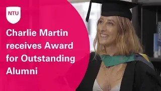 Charlie Martin receives Award for Outstanding Alumni from NTU