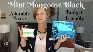 Mint Mongoose Black / Trendy Jewelry at an Affordable Price /Help Me Figure Out Something