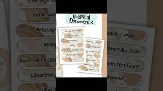 Preparing Hospital Documents 📑 #kapreggy #hospitaldocuments #vlog