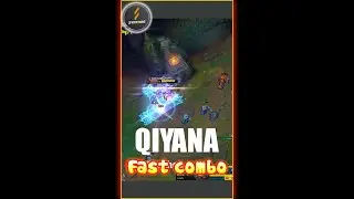 Qiyana fast combo | Synthos Qiyana #short