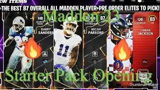 Madden 23 Starter Pack opening