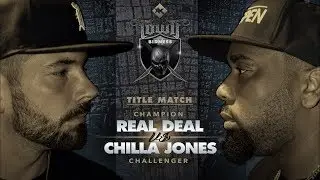 KOTD - Rap Battle - Real Deal vs Chilla Jones III (Title Match) | #TB2