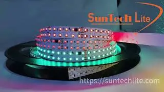Ultra Long Running Double Row 48V Addressable DMX RGBW LED Strip For Round Neon Tube Lighting