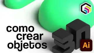 Como CREAR OBJETOS 3D con Illustrator