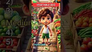Can You Guess These Vegetables? 🥕🥦 | Ultimate Veggie Quiz Challenge!