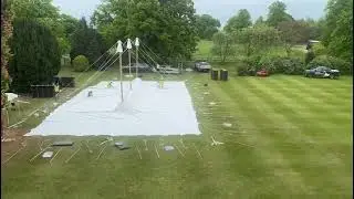 Rustic Marquee Build Timelapse