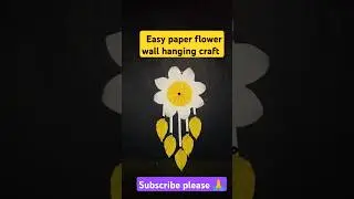 easy and beautiful  paper wall hanging/ paper craft for home decoration/ unique wall hanging/ DIY