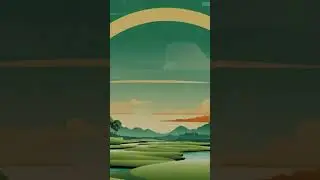 Lively Swing Jazz Meets Mid-Century Modern Golf Course Retro Art #shorts