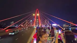 Viet Nam District 1 nighttime bus tour