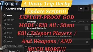 Silent Kill/Kill All/TP Players/Guns/OP Guns/ANTI EXPLOIT GOD MODE A Dusty Trip Script | Erudite Hub