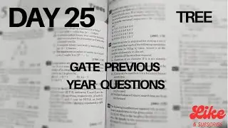 GATE 2026 DS Tree PYQ's  |  Day 25
