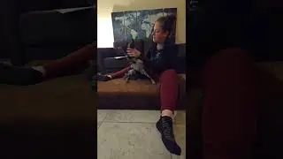 Skye's first Swedish massage 