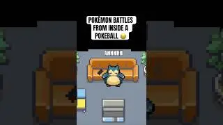 Pok&eacute;mon battles from inside a pokeball 😂#pokemon #shorts