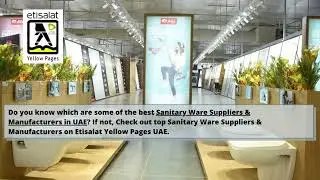 Sanitary Ware Suppliers & Manufacturers in UAE