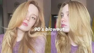 STYLING HAIR LIKE 90s MODELS | HAIR CARE | long hair 🌸