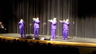 Storm Front Playing Their Brass Quartet Song.MOV