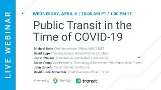 Public Transit in the time of COVID 19