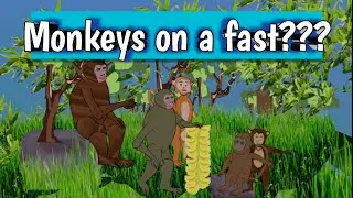 The Monkeys Go Fasting | English Story | Classroom TV