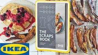IKEA'S 'NO WASTE' BANANA BACON & PANCAKE BREAKFAST!! (FREE SCRAPSBOOK COOKBOOK DOWNLOAD)