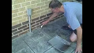 How to reseal a stamped concrete patio
