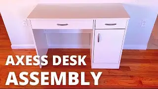 South Shore Axess Desk Assembly | South Shore Small Computer Desk with Drawers Assembly Instructions