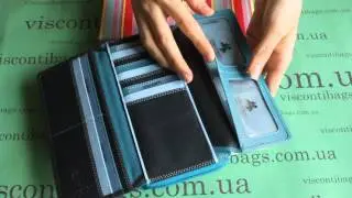 Женский кошелек-клатч Visconti RB78 - Seychelle (blue)