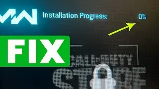 How to Fix COD Warzone Installation Progress 0% on PS5/PS4 - Stuck Not Downloading