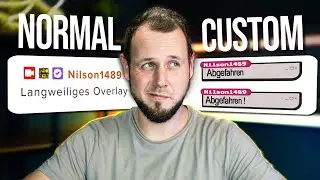 STANDARD ist LANGWEILIG! Nutze CUSTOM Chat OVERLAYS