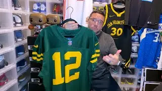 Aaron Rodgers Nike Elite Throwback Green Bay Packers Jersey