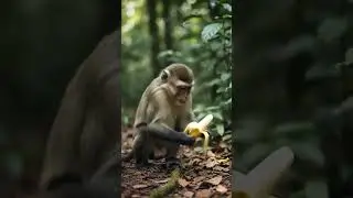 monkey 🐒 life in jungle #wildlife #history #animalrescue shots viral video