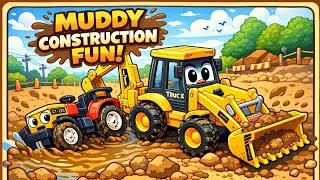 Diy mini tractor // Accident pulling out JCB 3DX // Jcb cartoon // tracktor cartoon video 