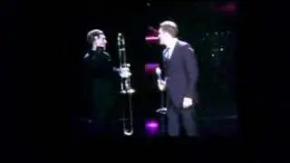 Michael Buble gets jealous of band
