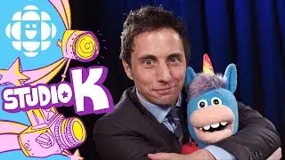Gary the Unicorn Hugs Jonny Harris | Hug Club | CBC Kids
