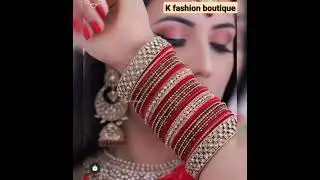 bridal  chura design  #bridal red  chura #bangales #chura