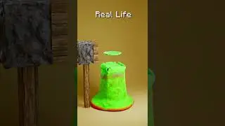Minecraft vs Real Life 3D Simulations 🔥🔥🔥