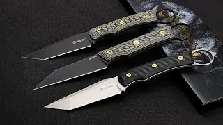 NedFoss RAVEN and PIONEER  &ndash; New Pocket Fixed Blade with 14C28N Steel & G10 Grip