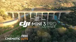 DJI mini 3 pro - Cinematic countryside and railway drone video