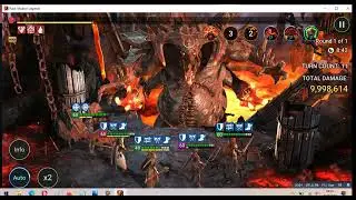 Basileus Roanas (after rework) damage output test in CB Easy