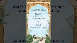 Vertical Wedding invitation Edius Project-118 |Whatsapp Invitation |Edius 7-8-9-10-11 (M-9414402138)