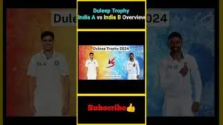 India A vs India B Day 1 Overview | Duleep Trophy 2024 | #factsmaavalite