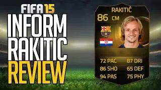 FIFA 15: TIF RAKITIC REVIEW (86) +INGAME STATS! FIFA 15 PLAYER REVIEW!