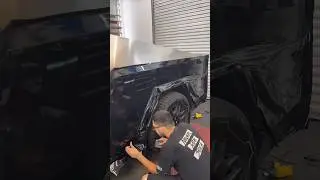 3M Films High Gloss Black, a Little ASMR with a Vinyl Wrap Install on this Cybertruck @ NRS
