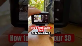 How to format the Osmo Action 5 Pro memory #dji #djiosmoaction5pro #howto