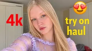 4K Micro Mini String Bikini Tiny Bikini Try-on Haul See-everything Sheer Transparent on#microbikini