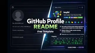 GitHub Profile README for Data Analysts (Free Template + Step-by-Step)