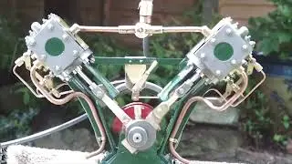 Stuart Twin 7V Steam Engine